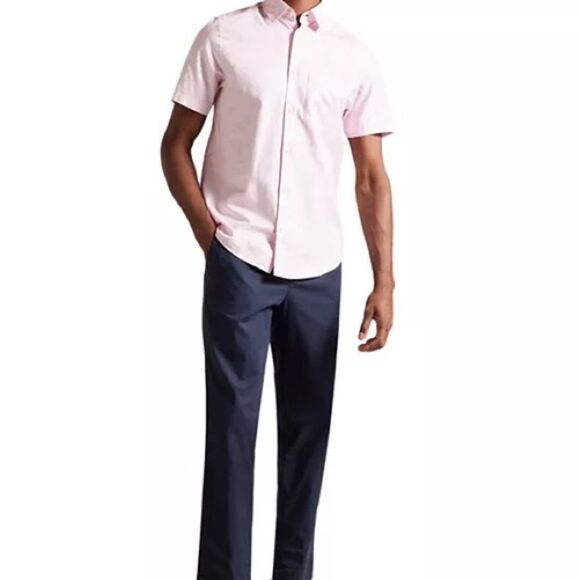 Ted Baker London Other - Ted Baker Kingfrd Linen Blend Slim Fit Shirt